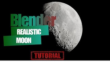 Ultra Realistic Moon Modeling in Blender | Texture, Lighting & Shadows