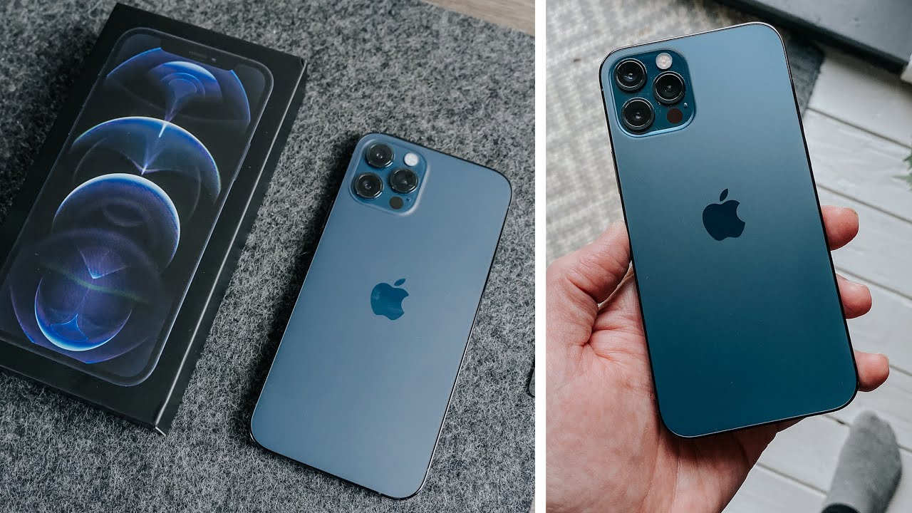 Iphone 12 Pro Pacific Blue Unboxing First Impressions Youtube