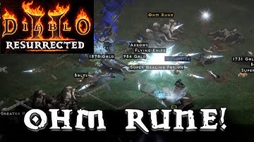 Diablo 2 Resurrected: My First Ohm Rune!!!
