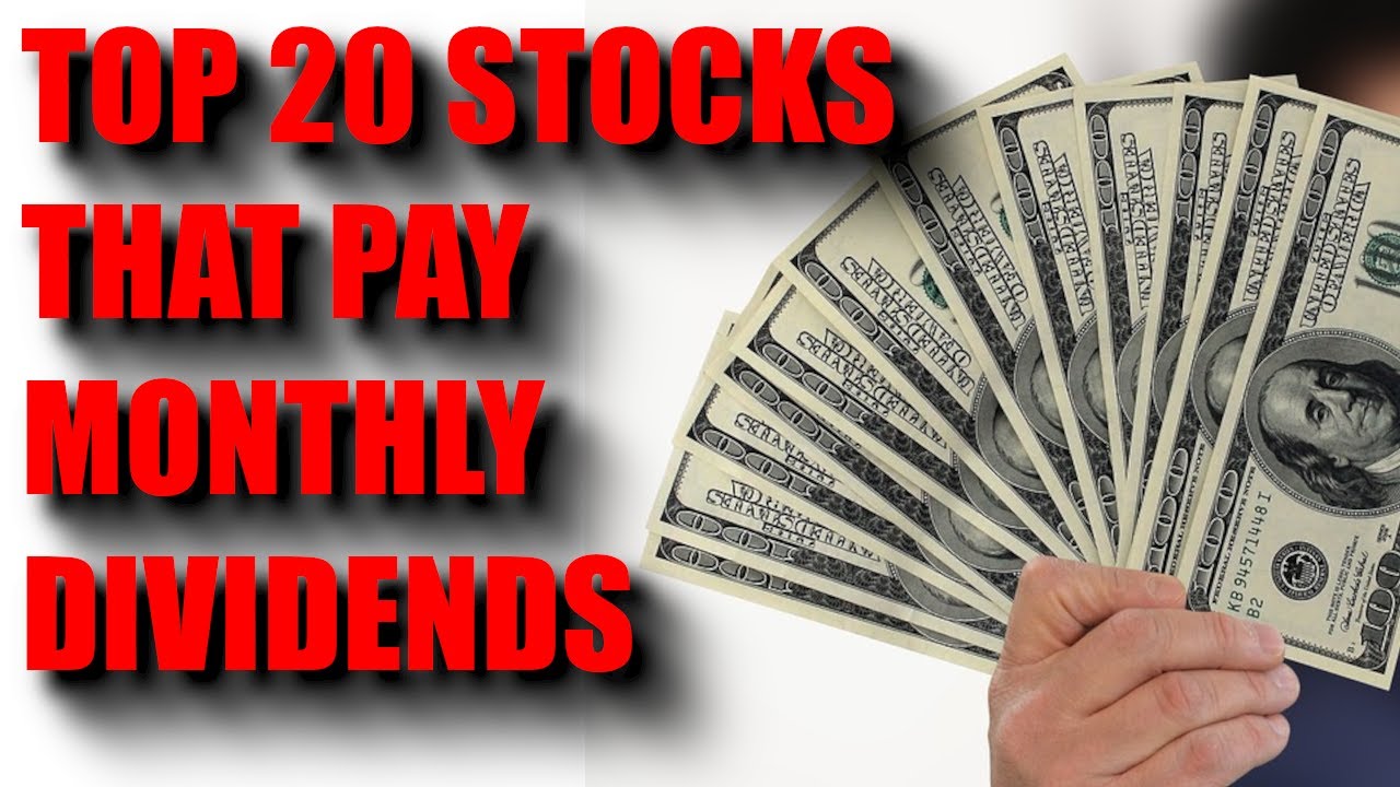 The TOP 20 stocks for monthly dividends!