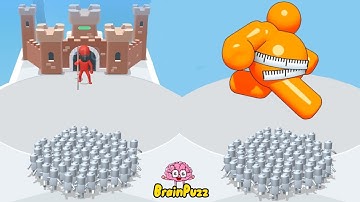 Count Masters 3D VS Tall Man Run 🎈Gameplay New Levels UPDATE iOS, Android Best Mobile Runner Games