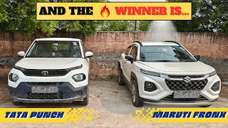 Maruti Fronx vs Tata Punch | Full Comparison | Interior, Comfort, Mileage, Safety, Price & Verdict