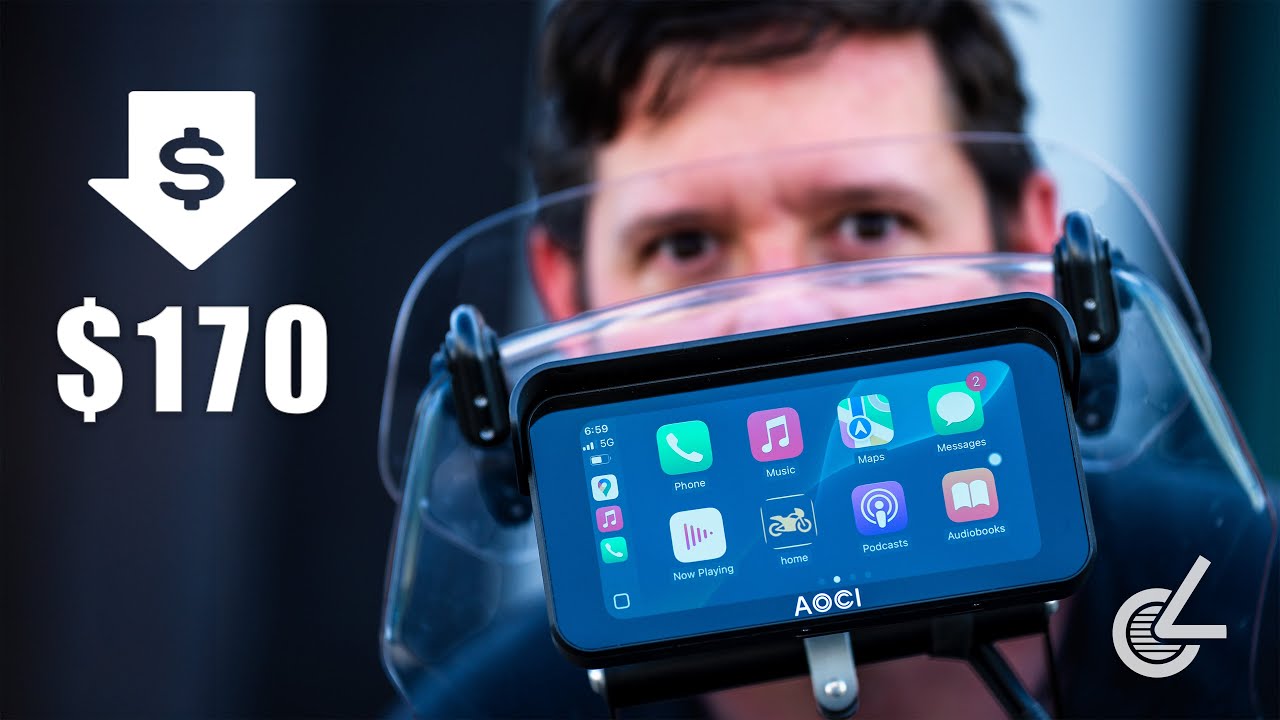 This Motorcycle CarPlay Screen Nails the Sweet Spot | Aoocci C6 Pro