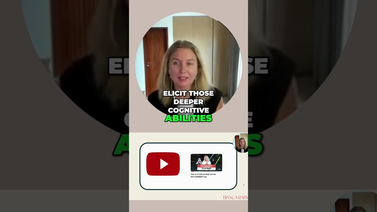 Entertainment vs. Learning