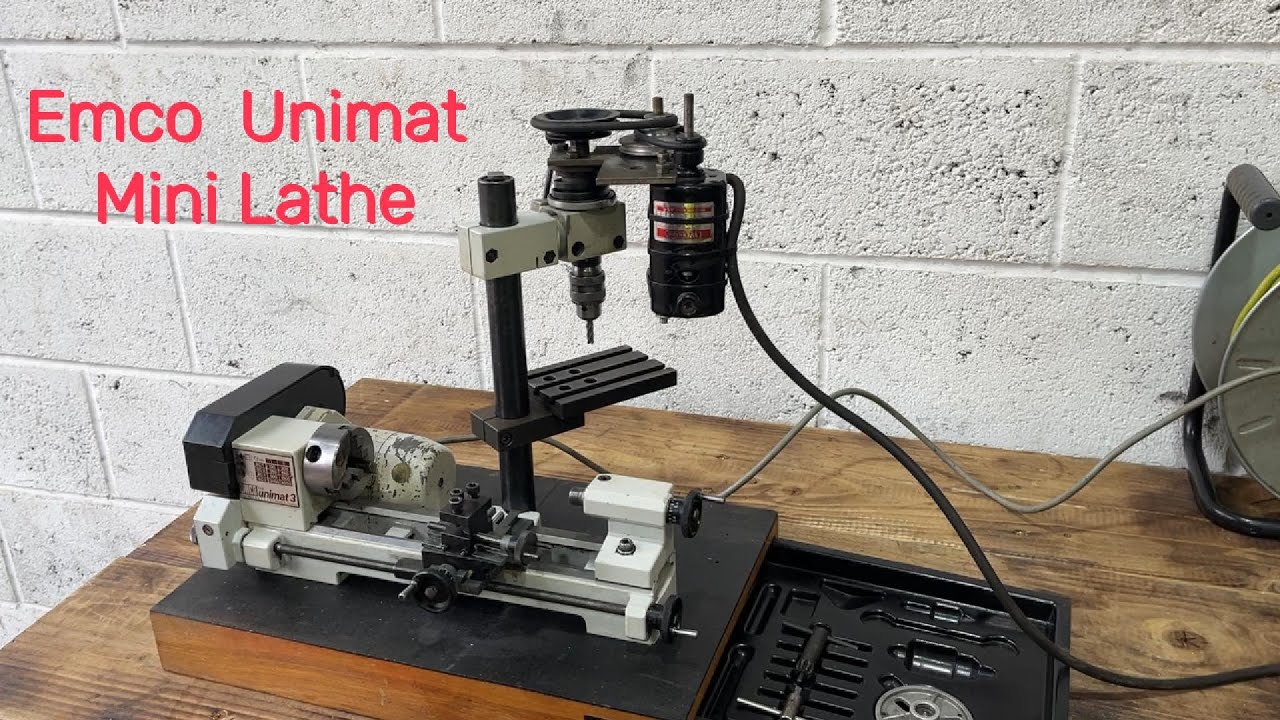 Emco Unimat 3 Mini Watchmakers Lathe C w Accessories 240v emco-unimat-3-mini-watchmakers-lathe-c-w-accessories-240v