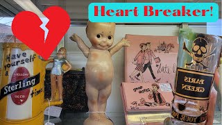 THIS BROKE MY HEART! | Antique Mall Shop Along For RESALE | Bloomington Antique Mall, Indiana