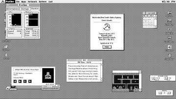 Atari Theme - XWidget PC Desktop customization