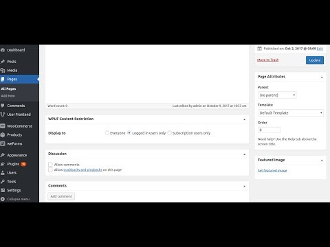 How to Restrict Content Using User Frontend Pro