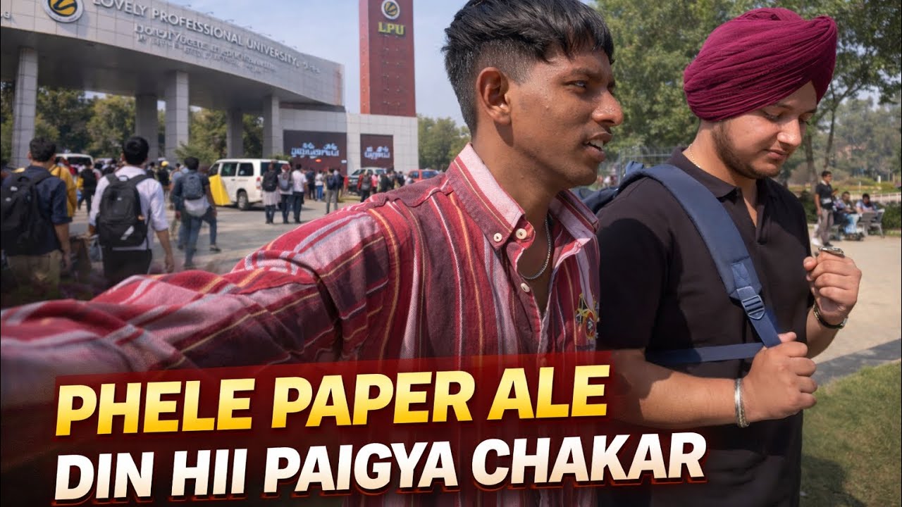 PHELE PAPER ALE DIN HII PAIGYA CHAKAR😵‍💫