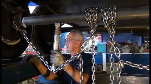 Trailer Axle Straightening and/or Wheel Alignment