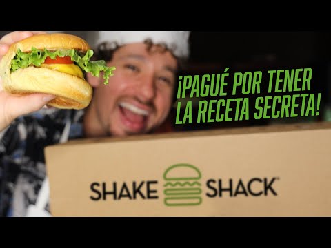 Preparé mi propia hamburguesa de SHAKE SHACK | Receta secreta 🍔