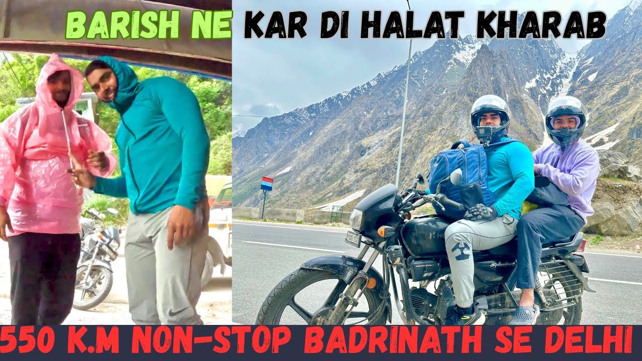 Badrinath Se 550 k.M Non-Stop Delhi || Ho Gaye 4 Dhaam ke Complete Dharshan || #chardhamyatra