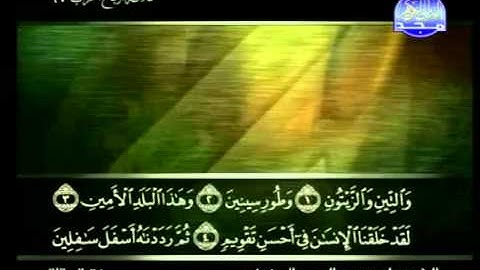 سورة التين كاملة الشيخ علي الحذيفي