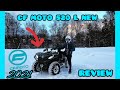 MI-AM LUAT NOUL CF MOTO 520 L * review 2021  RO *  atvvlog (black)