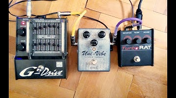 Comparison #12: Uni-Vibe Before and After Distortion