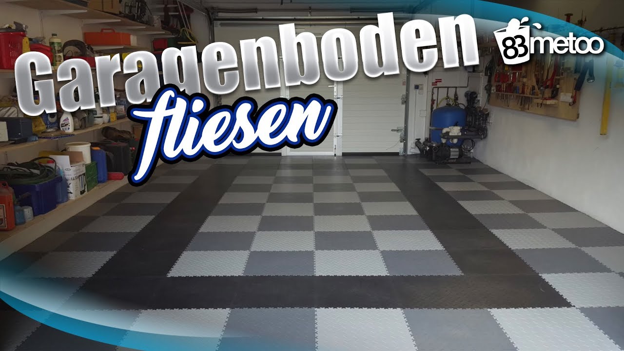 Garagenboden Fliesen mit PVC Bodenbelag von Fortelock ...