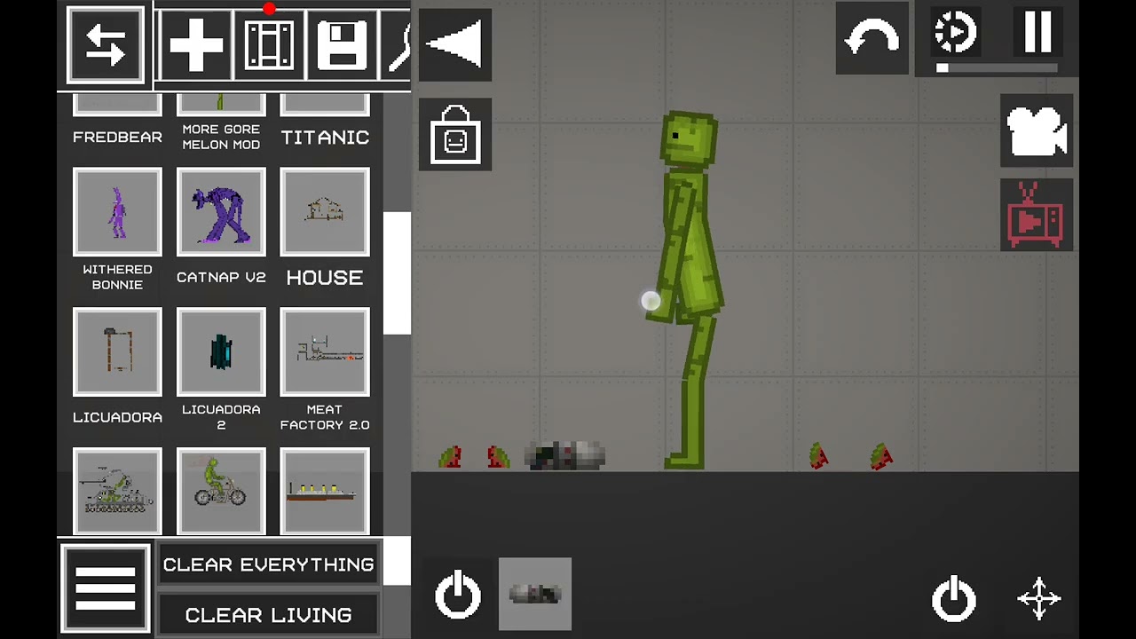 Jugando a melón sandbox maneras de desintegrar casi al gore melón