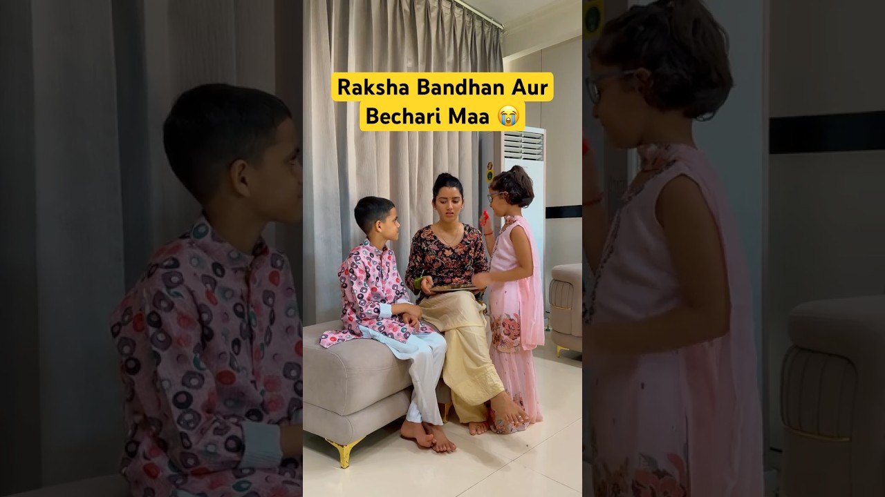 Raksha Bandhan pe banaya maa ko pagal 😂 #neetubisht #funny #comedy #trending #viral
