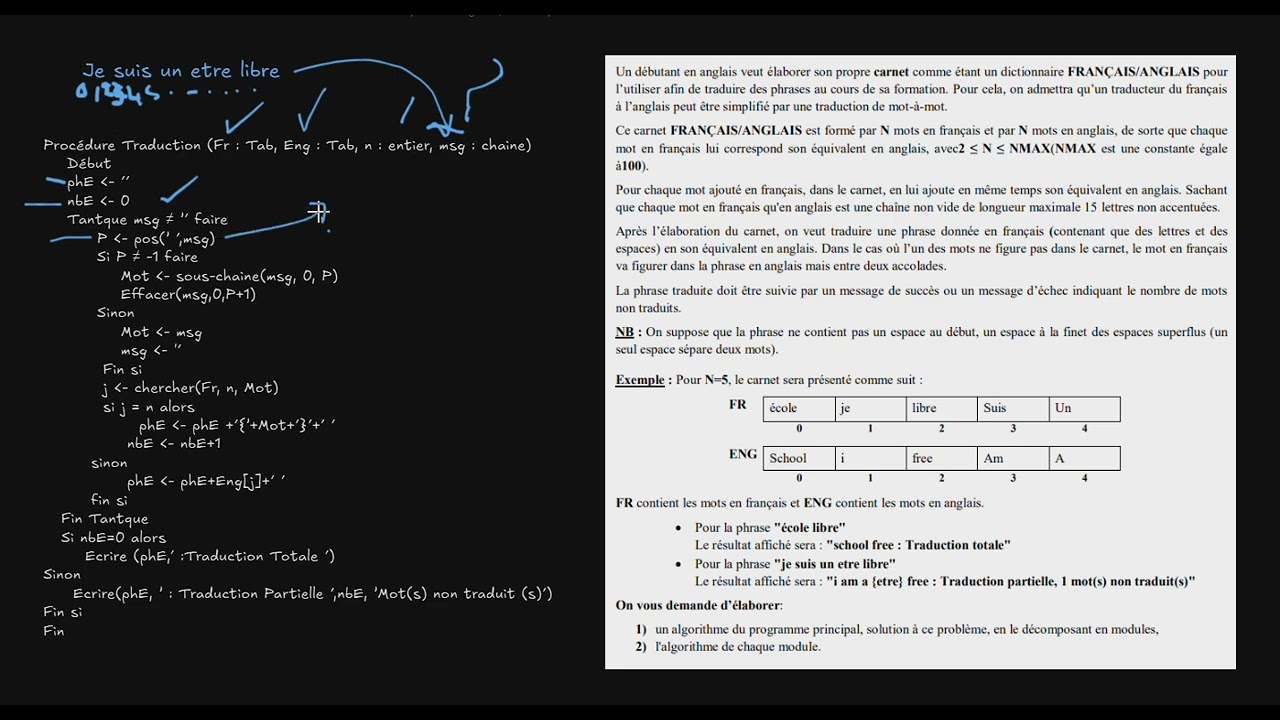 Devoir Informatique Pilote théorique Bac Sc Math Tech