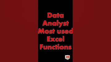 Most used Excel Formulas Every Data Analyst Should Know. #excetraining #shorts #viralvideo