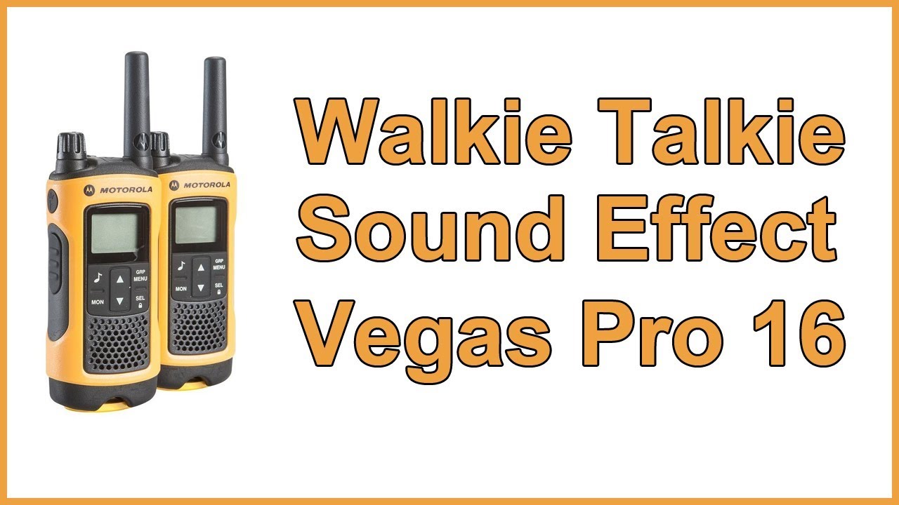 AM Radio / Walkie Talkie Sound Effect Vegas Pro 16 - YouTube