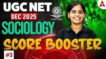 UGC NET Sociology | UGC NET Sociology Most Important Questions Full Revision #3 By Ritu Mam