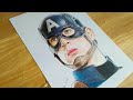 DRAWING CAPTAIN AMERICA | CHRIS EVANS