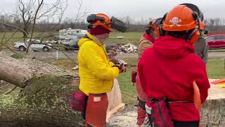 Greyshirts hard at work in Kentucky following the deadly tornadoes
