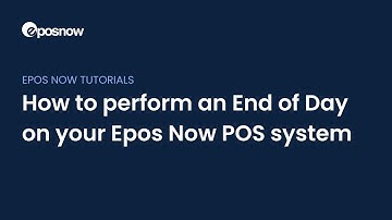 Epos Now - Performing an End of Day