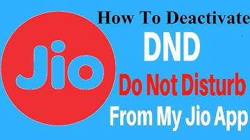 How To Deactivate DND On Jio 2021 | Jio Me DND Kaise Deactivate Kare | Jio DND Service Deactivate