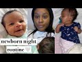 NEWBORN NIGHT ROUTINE! (how i get her to sleep through the night!) *First time mom*