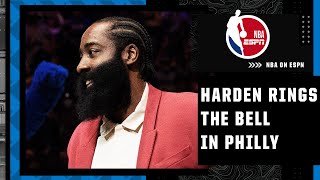 James Harden rings the bell in Philly 🔔 | NBA on ESPN