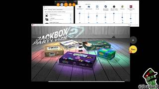 How to play any jackbox partypack online with friends using web conference software