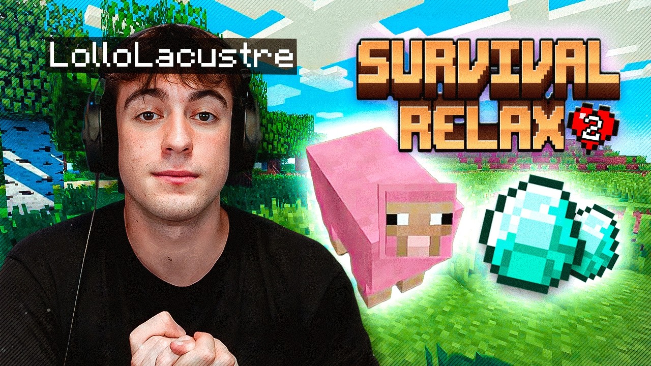 LA PECORA ROSA e i DIAMANTI!! MINECRAFT SURVIVAL RELAX EP.2