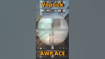 Vopsick AWP ACE | FACEIT HIGHLIGHTS | #shorts #cs2 #faceit #vopsick