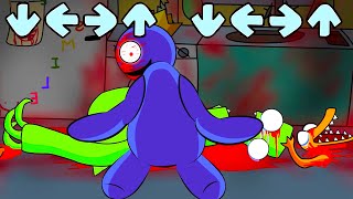 Fnf Rainbow Friends.exe Story Full Story Blue.exe Vs Boyfriend In Friday Night Funkin Be Like