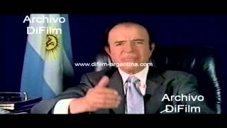 Spot de Carlos Menem - La tercera presidencia 2003