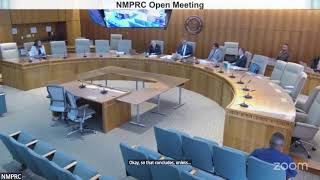 NMPRC Regular Open Meeting | July 30, 2026