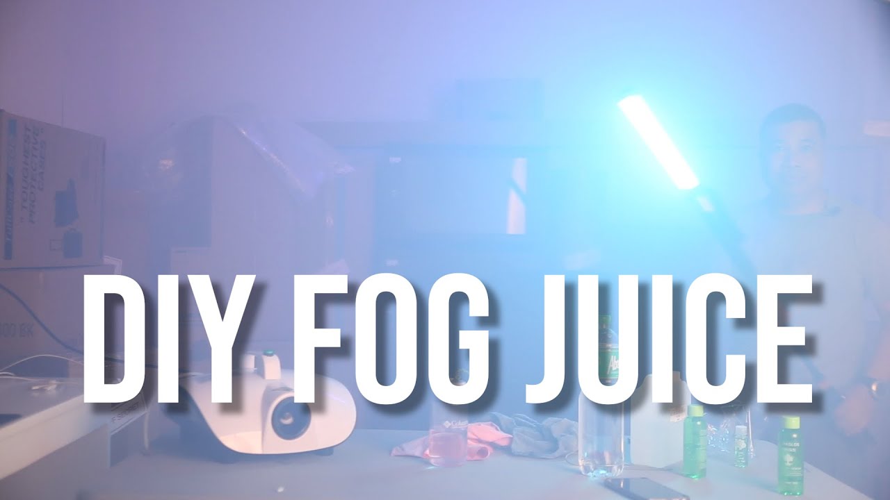 DIY FOG JUICE Make your own Cheap Fog Juice YouTube