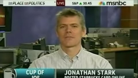 Jonathan Stark interviewed live on MSNBC about Jonathan