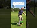 Most golfers are trying to hit down on the driver