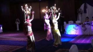 belly dance show ballet Rahat Lokum, dance with candelabrum (Shamadan), d-dance.com.ua