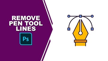How to remove pen tool lines in photoshop shortcut key
