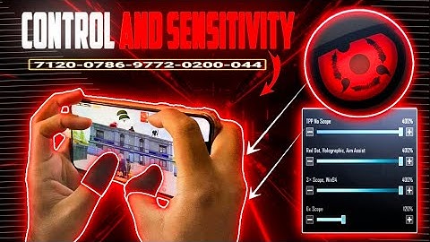(New 2.5) COFFIN SENSITIVITY CODE 2023 & Coffin New Control Code/Best 4 finger claw control PUBGM