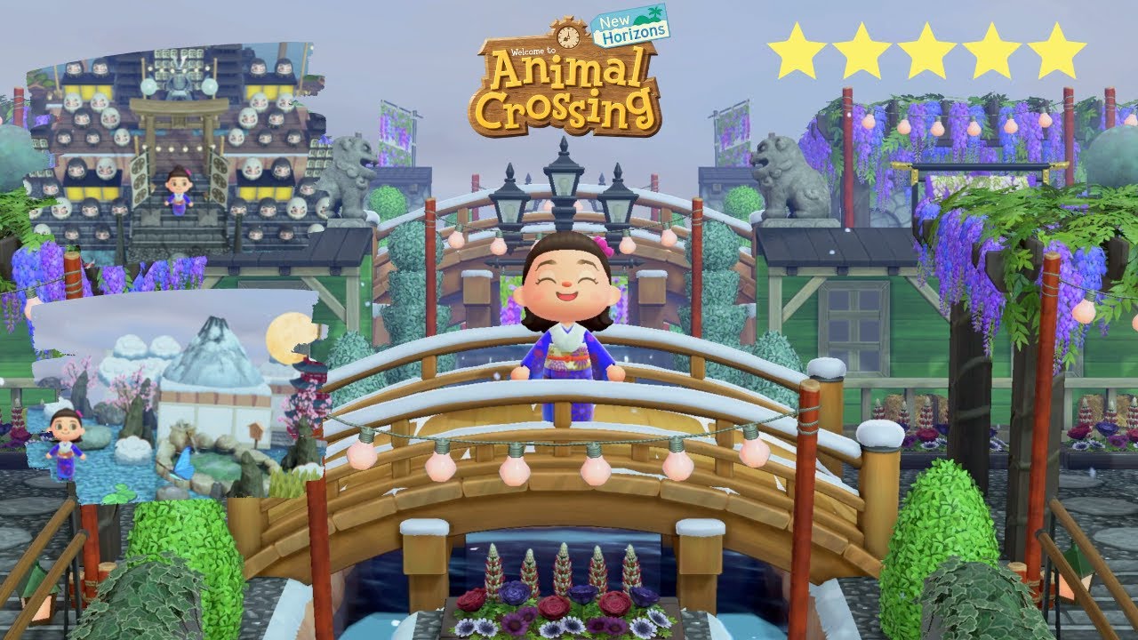 Tour por Isla 5 estrellas de inspiración JAPONESA Animal Crossing New