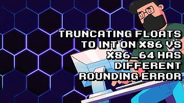 Floating point truncation on x86 vs x86_64: Understanding the Rounding Error Difference