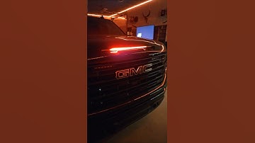 Knight Rider / Emergency Flash Light Bar | 2023 GMC Sierra 1500 Elevation Edition Truck #shorts #gmc