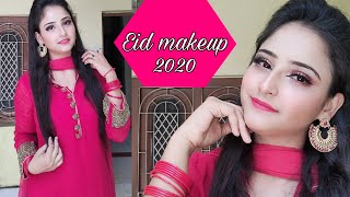 Soft glam Eid makeup tutorial /eid makeup tutorial 2020 / soft glam makeup tutorial indian #hdmakeup screenshot 4