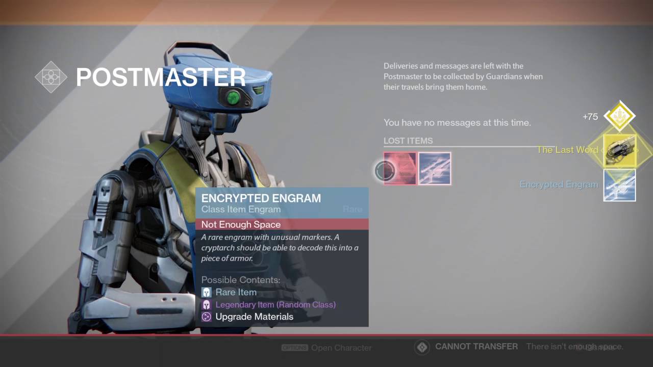 Postmaster bawi się w cryptarcha