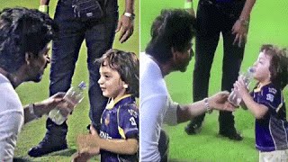 Shah Rukh Khan-AbRam CUTE IPL 2016 VIRAL VIDEO